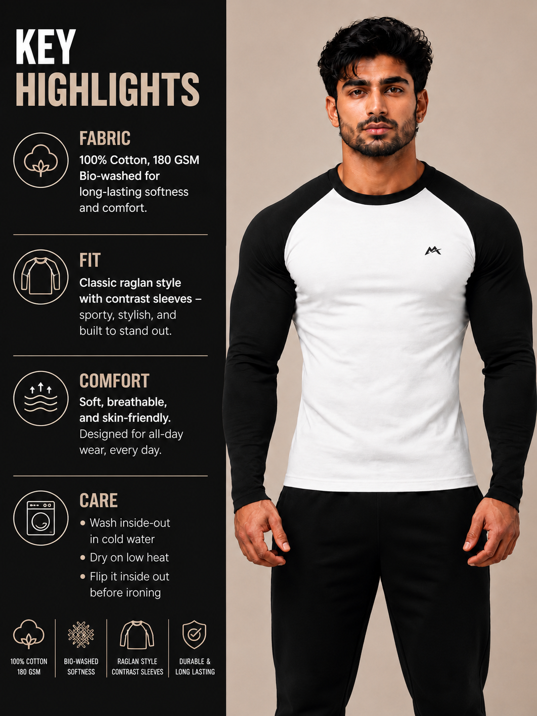 Unisex Raglan T-Shirt