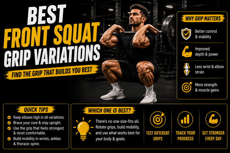 Front Squat Grip Variations: Which One is Best?