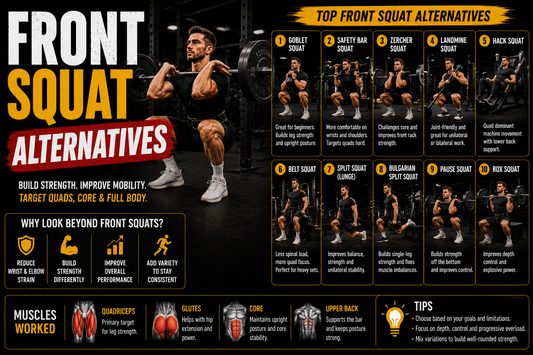 Top 6 Front Squat Alternatives for Building Leg Strength