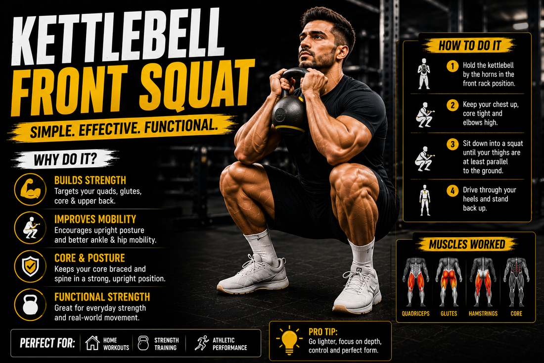 Kettlebell Front Squat: Boost Your Workout Routine Today