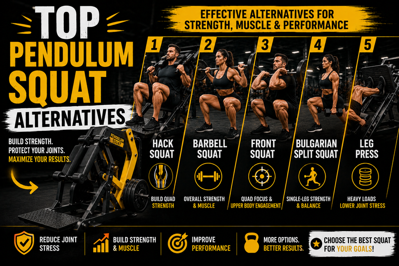 Top 5 Pendulum Squat Alternatives for Stronger Legs