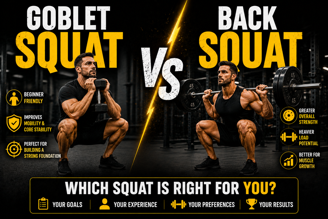 Goblet Squat vs Back Squat: Benefits and Drawbacks
