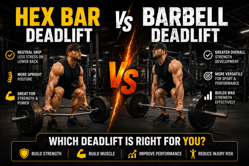 Hex Bar vs Barbell Deadlift: Pros and Cons Uncovered