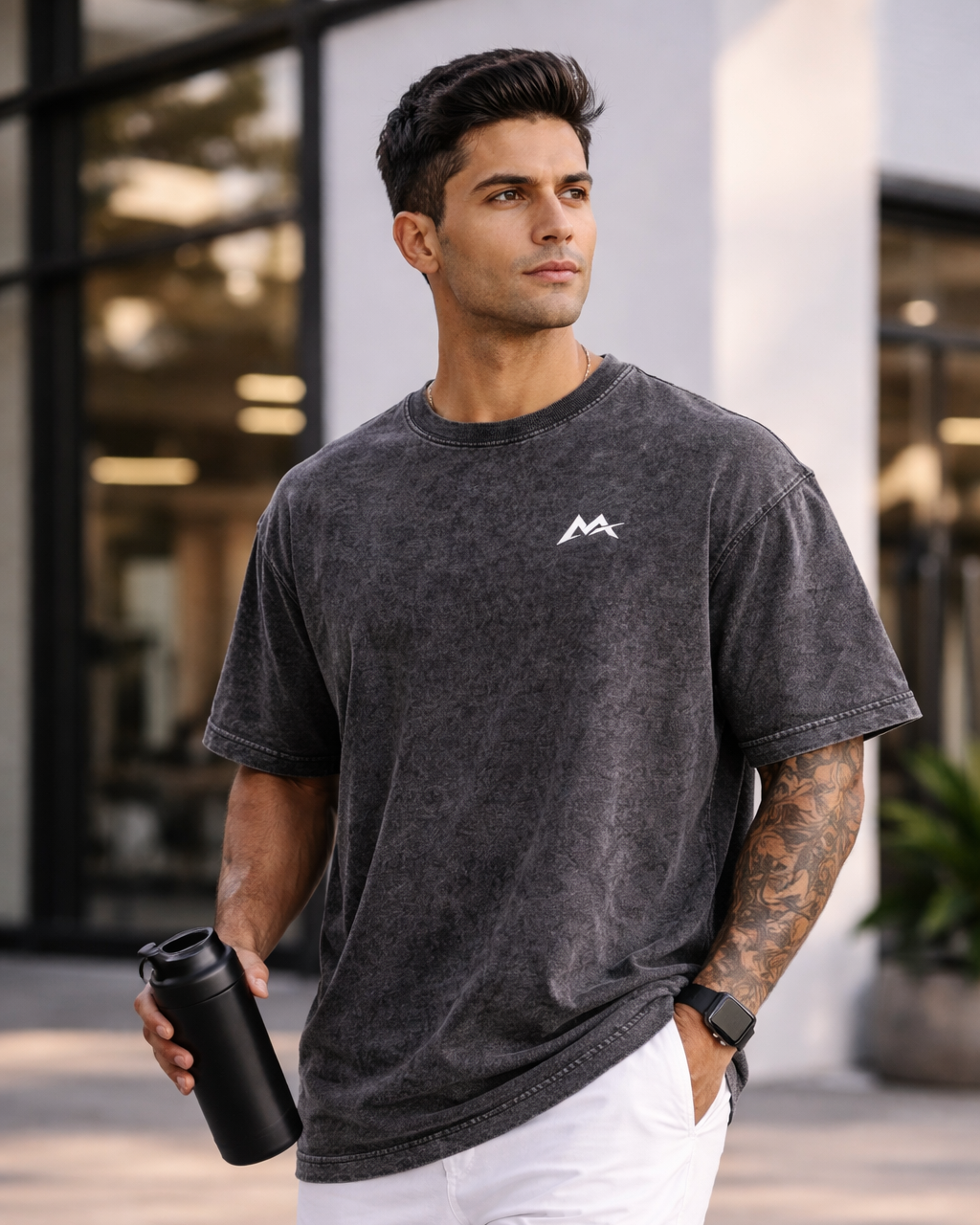 Apex Acid Tee by myattractivethings featuring a vibrant graphic design on a casual t-shirt, displayed flat on a white background.