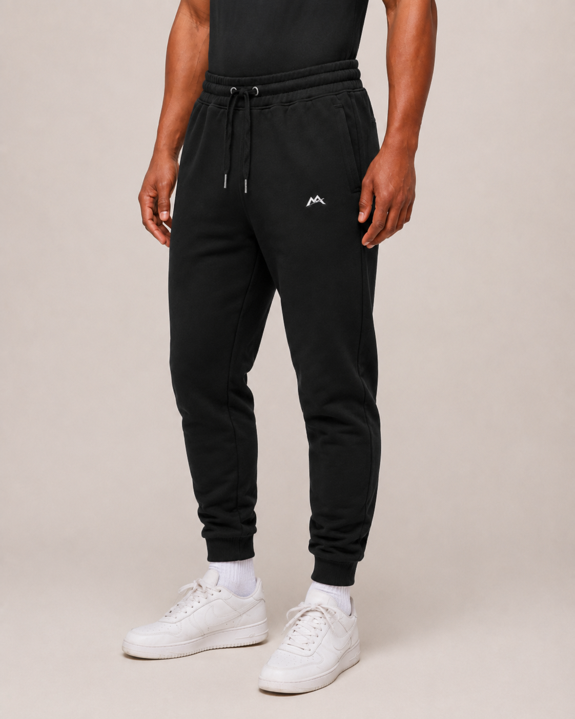 Unisex gray joggers from myattractivethings featuring a relaxed fit and elastic waistband, ideal for casual wear and lounging.