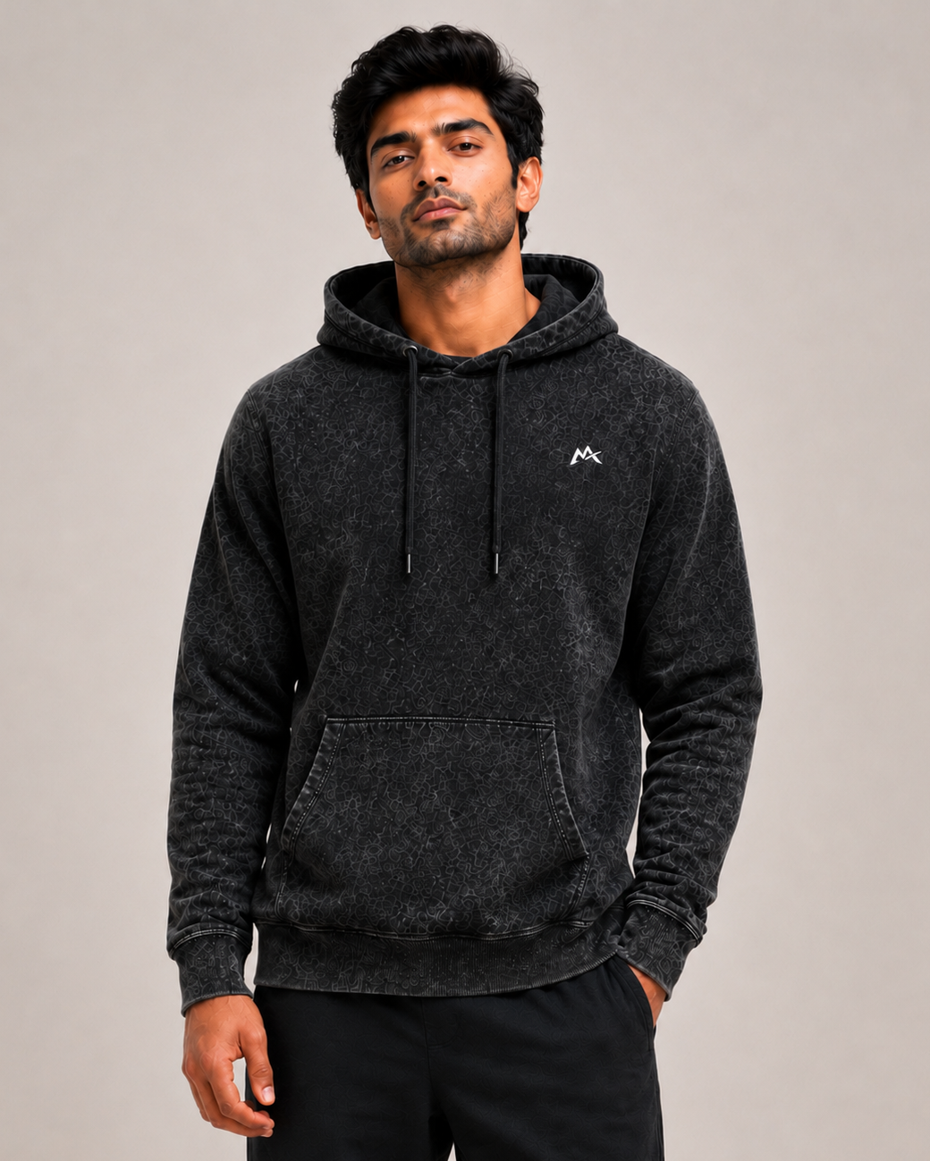 Unisex Acid Washed Hoodie