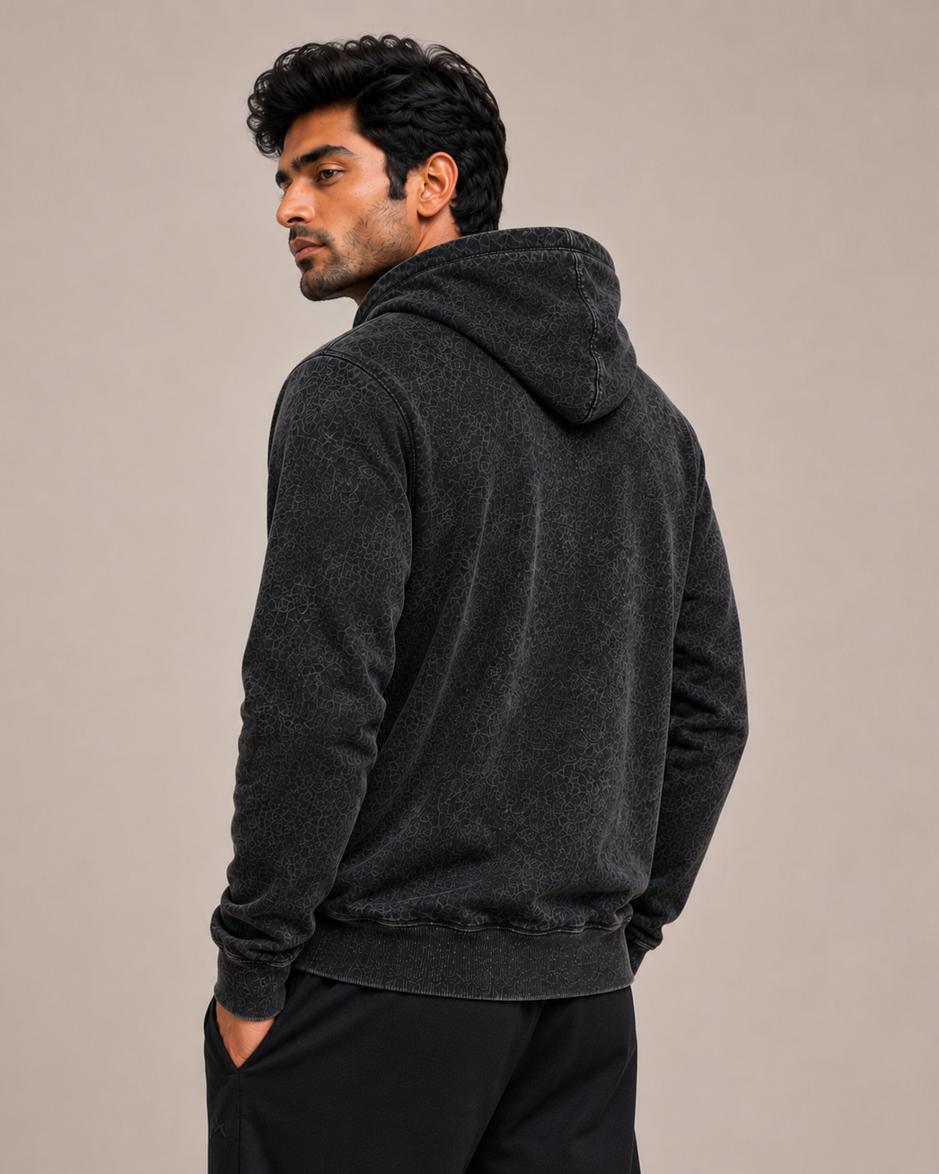 Unisex Acid Washed Hoodie