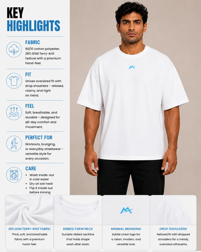 Unisex Terry Oversized Tee
