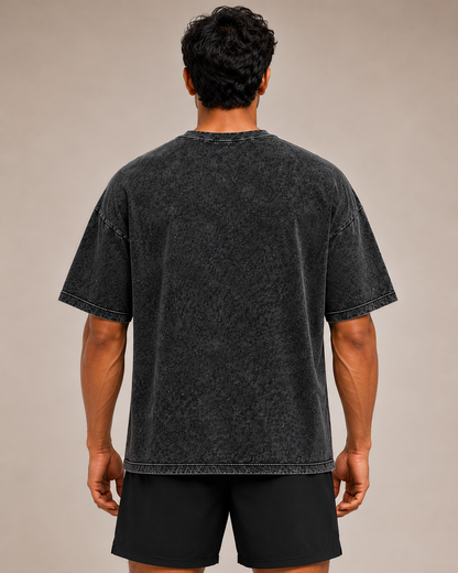 Unisex Acid Washed Oversized Tee