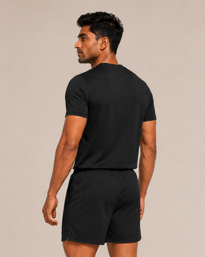Unisex stretch T-shirt by myattractivethings, shown in a relaxed fit with soft fabric and casual style, front view.