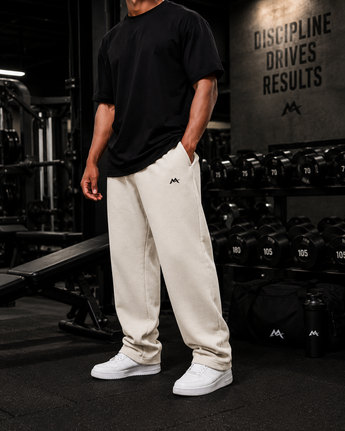 Unisex gray sweatpants by myattractivethings featuring a relaxed fit and soft fabric, perfect for casual wear.