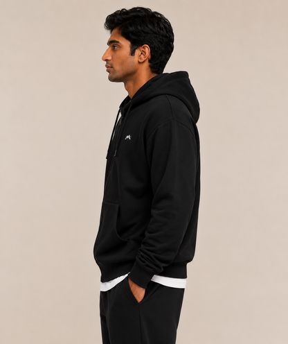 Unisex zip hoodie by myattractivethings featuring a casual fit, front zipper, and soft fabric in a versatile style.