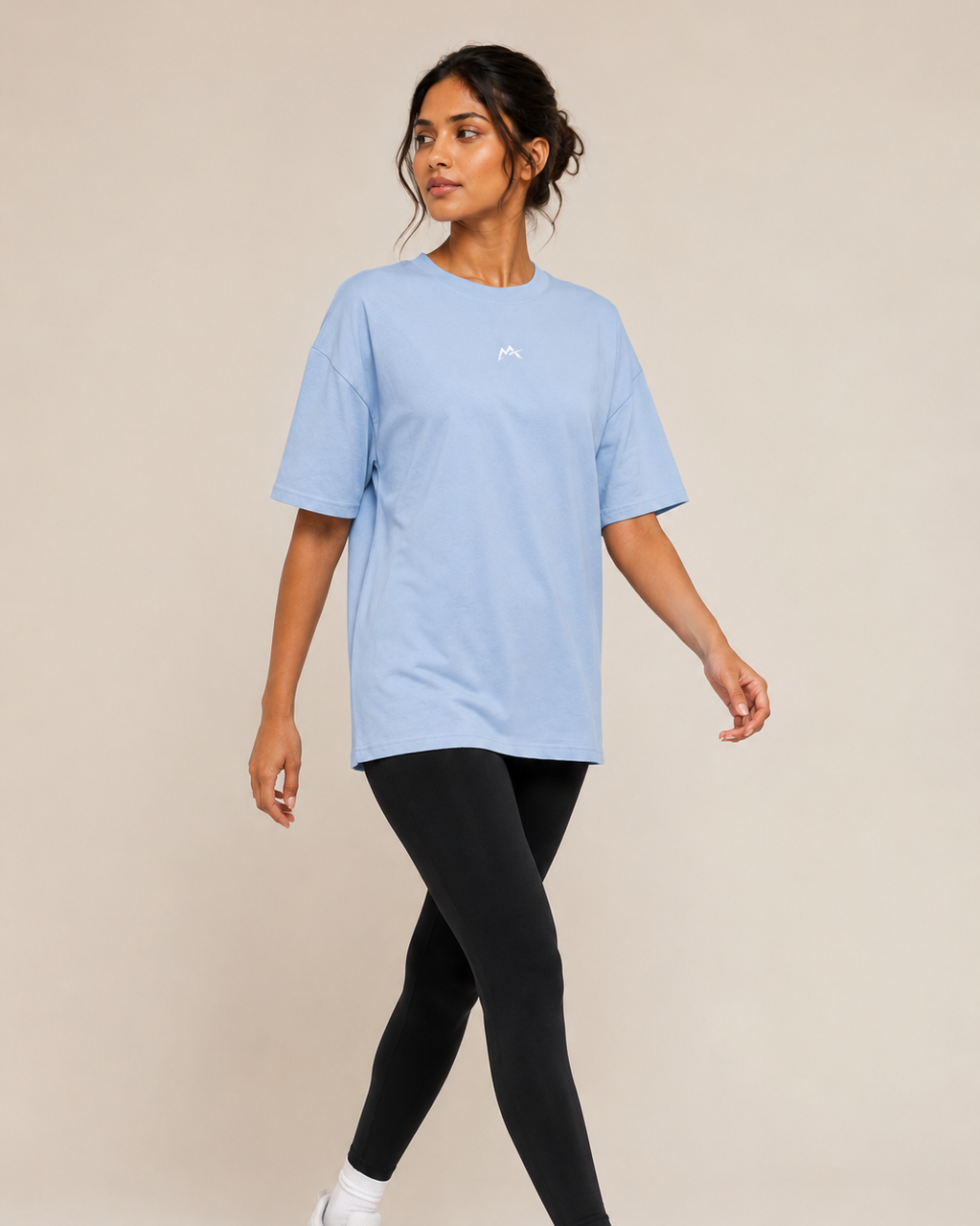 Unisex oversized Terry T-shirt in soft fabric, featuring a relaxed fit and casual style from myattractivethings.