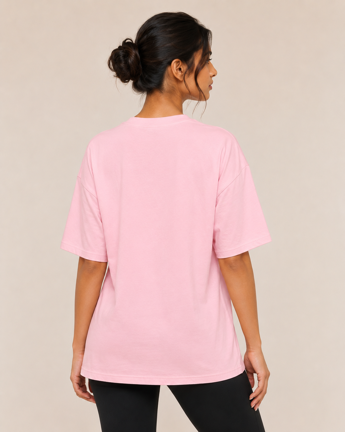 Unisex oversized Terry T-shirt by myattractivethings featuring a relaxed fit and soft terry fabric in a neutral color.