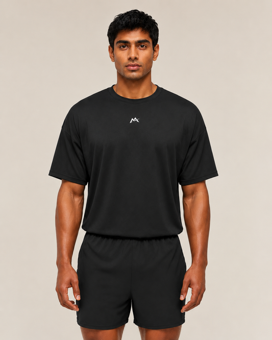 Unisex oversized terry cloth T-shirt by myattractivethings, shown in a relaxed fit with soft textured fabric.