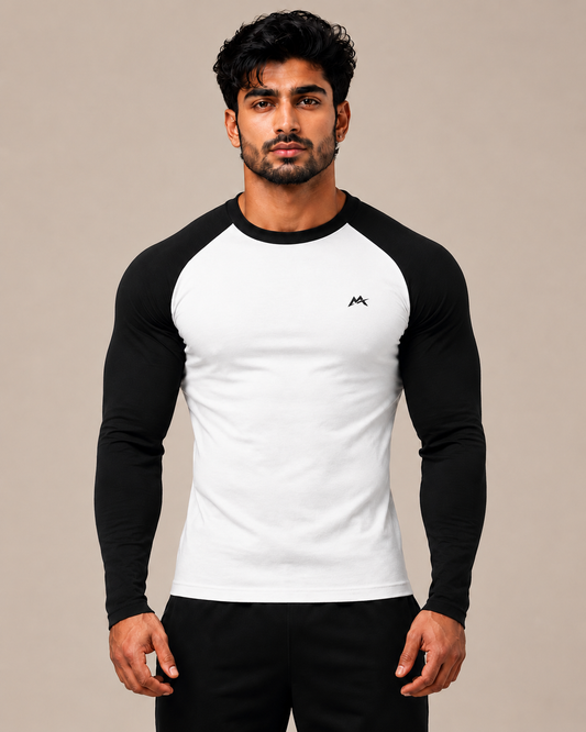 Unisex raglan T-shirt by myattractivethings, featuring a classic baseball-style design with contrasting sleeves and a comfortable fit.