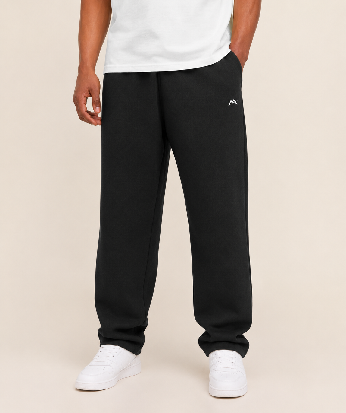 Unisex grey sweatpants by myattractivethings, featuring a relaxed fit and drawstring waist for comfortable casual wear.