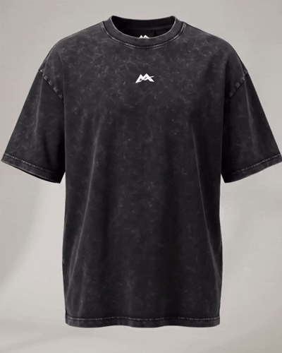 Unisex acid washed oversized T-shirt by myattractivethings, featuring a relaxed fit and faded, vintage-inspired design.