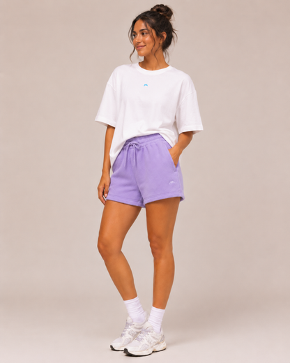 Men's terry shorts by myattractivethings featuring a comfortable, casual fit with a soft terry cloth fabric and elastic waistband.