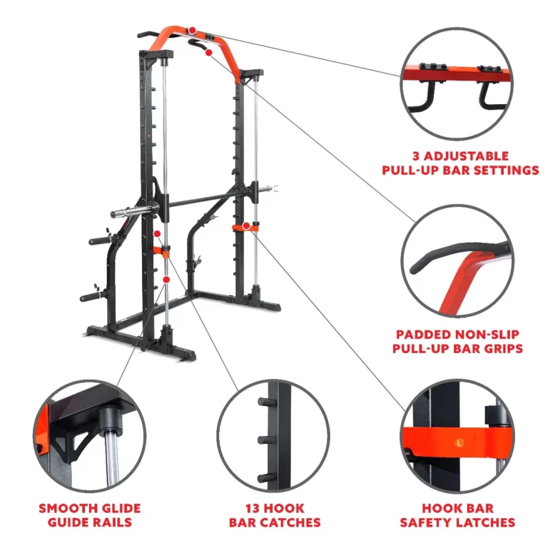 sunny-health-fitness-strength-smith-machine-squat-rack-essential-series-II-SF-XF920021-03_1100x